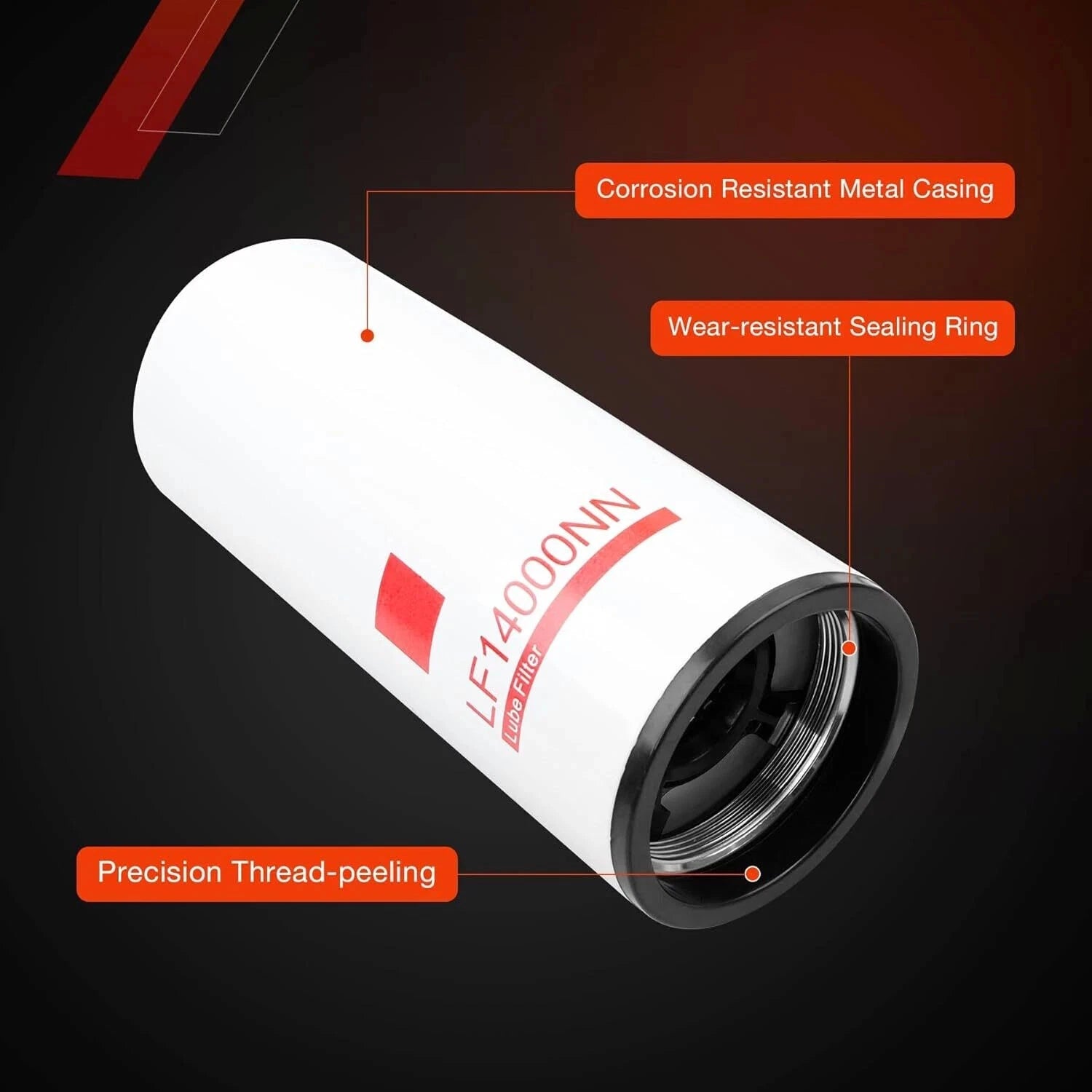 6X Oil Filter for Cummins ISX ISM X12 (Fits Fleetguard)