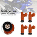 Set of 4 Fuel Injectors 5SL-13761-00-00 for Yamaha YZF-R6 (2003–2009)