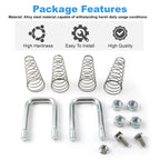 Replacement Safety Chain U-Bolt Kit for B&W Hitches Gooseneck (190021600)