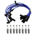 NGK 7mm Wire Set & Denso Iridium Spark Plug Kit for C1500 P3500 Tahoe (1995–2000)