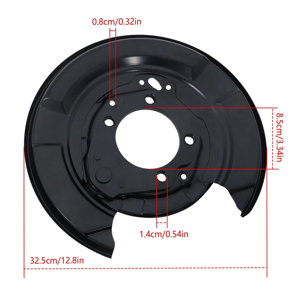 Brake Backing Plate for Toyota Highlander (2004–2009)