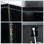 48" x 18" x 18" Black Steel Tool Box for Pickup Truck (Fits )