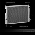 All Aluminum Performance Radiator for Ford Mustang (2005–2014) 3.7/4.0/4.6/5.0L