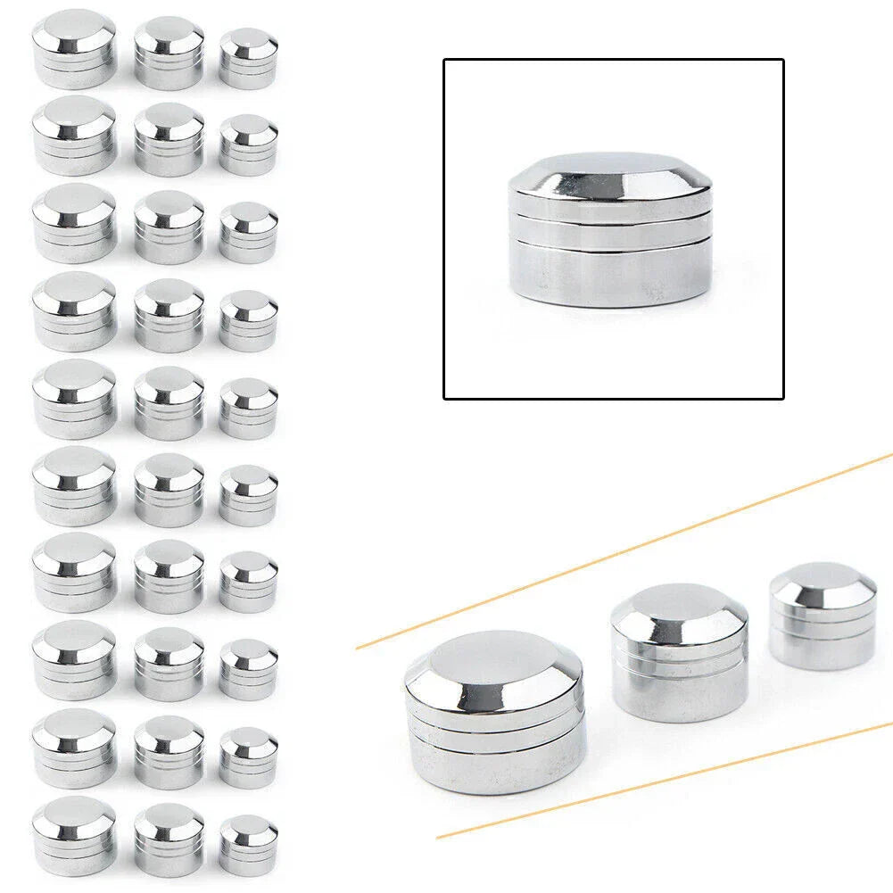 CNC 13mm Motor Bolt Topper Caps Covers for Harley