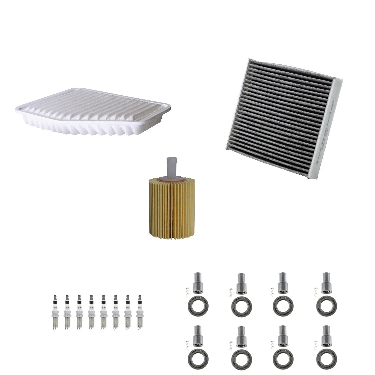 Tune Up Kit with 6 NGK Spark Plugs & Boots for Lexus GS300 GS450h (1998–2019)