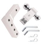 6" Trailer Raise/Drop with Double Mount 2" Standard Receiver for 4-Level Lift