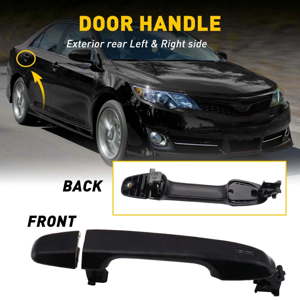 Rear Exterior Door Handle for Toyota Camry (2018–2023) - Black