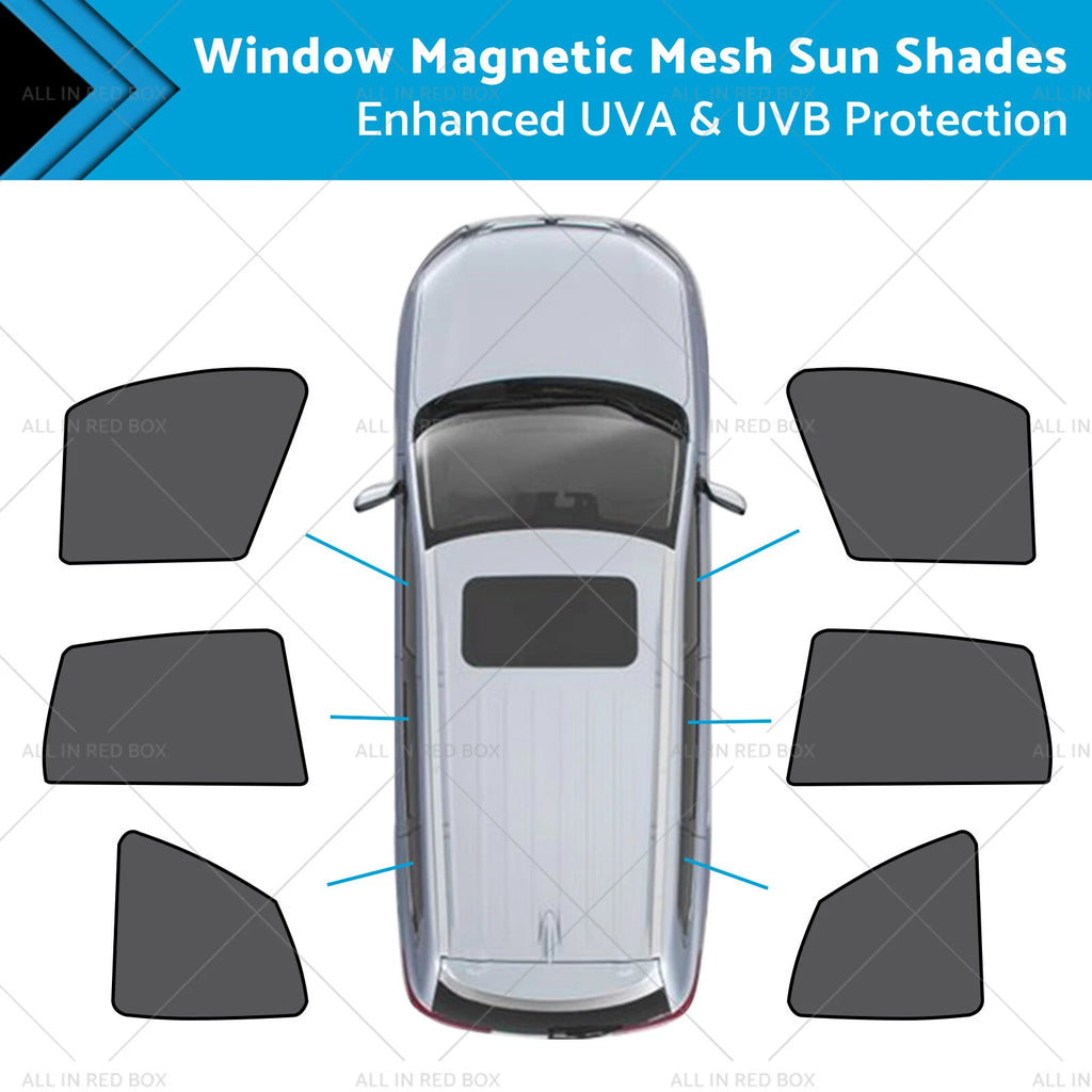 Magnetic Mesh Sun Blind Shades for BMW iX3 (2023–2024)