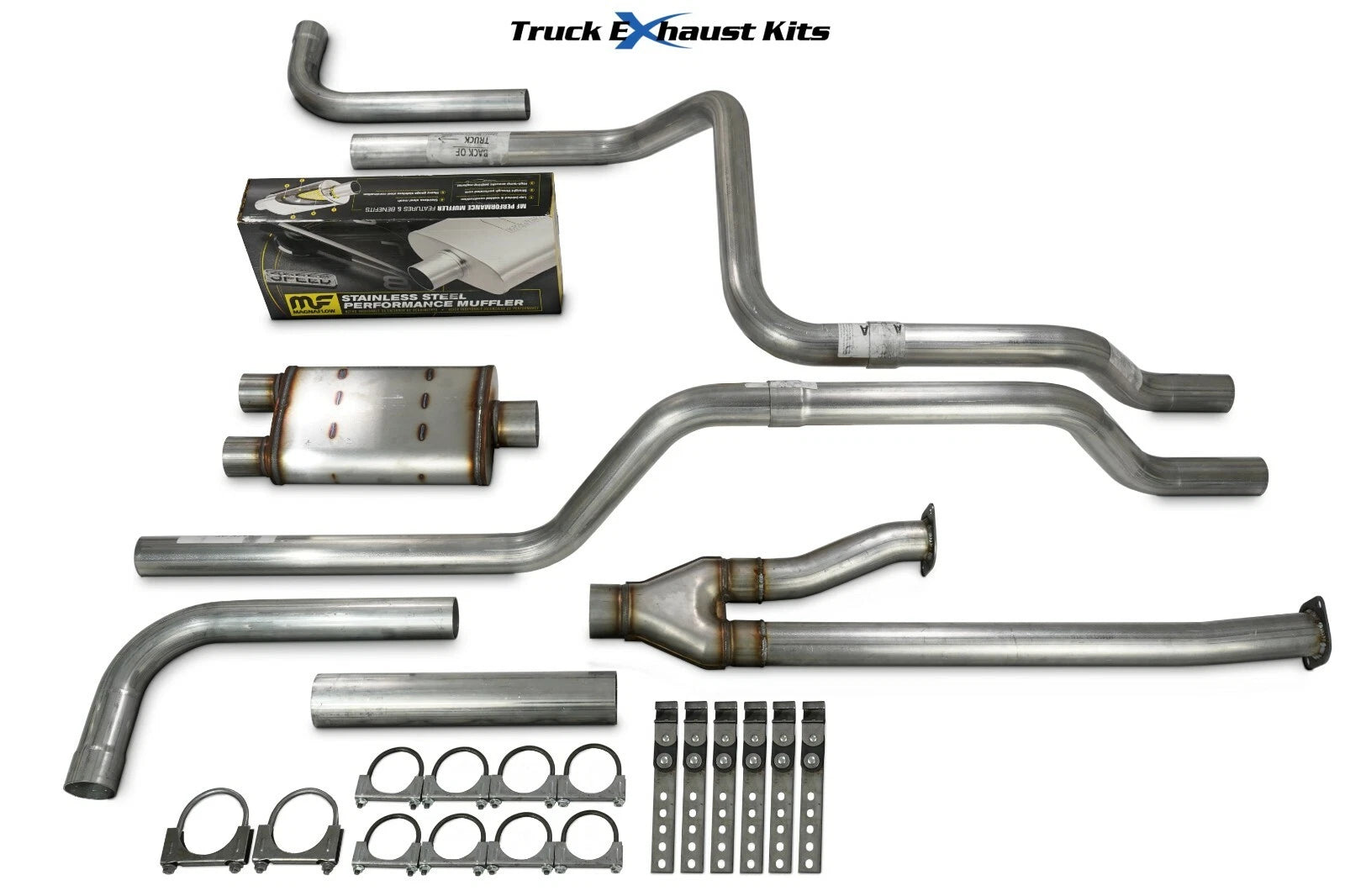2.5" Dual Exhaust Kit for Toyota Tundra (2009–2013) Magnaflow Side Exit