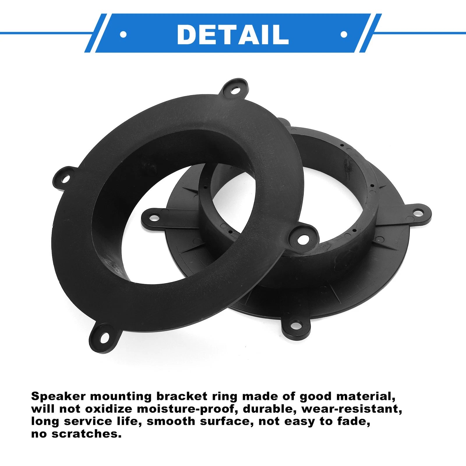 Set of 2 Speaker Spacer Rings for Mazda CX-9 (6.5")