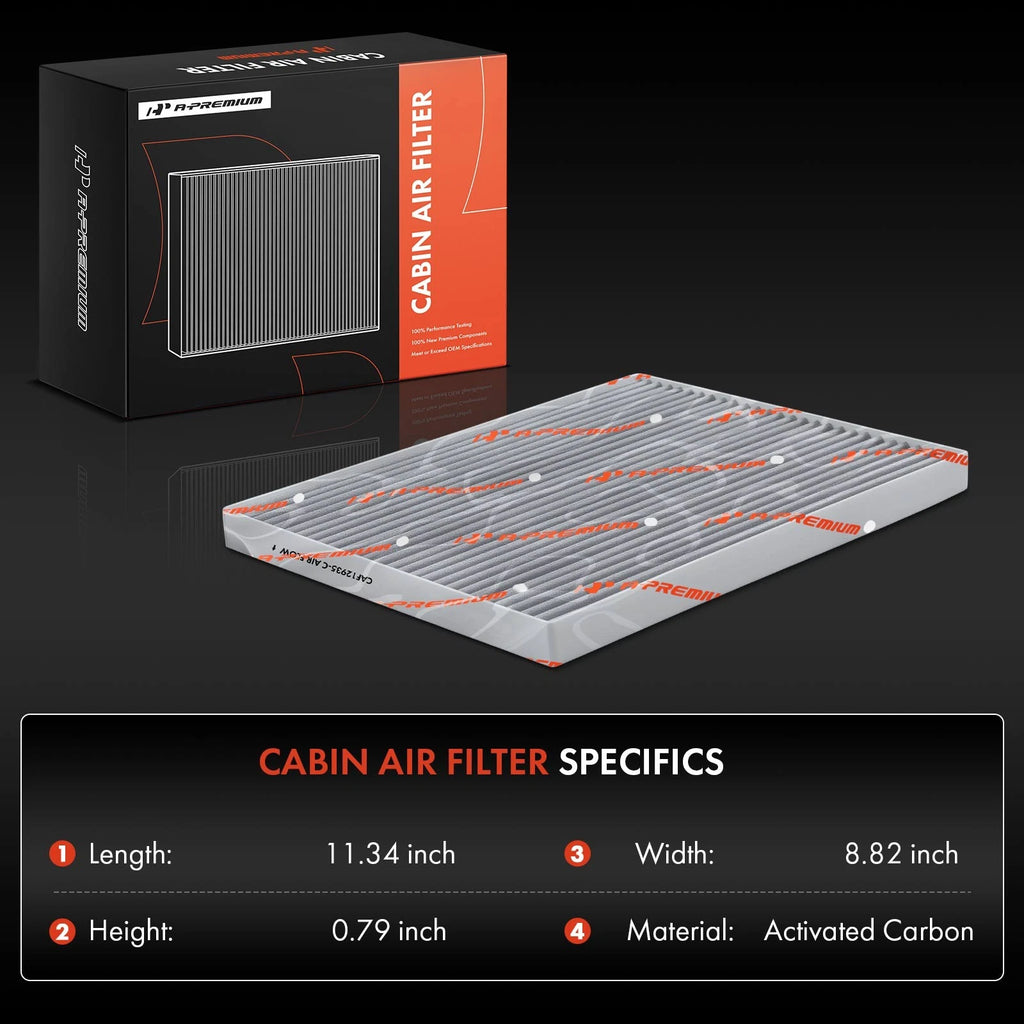 Activated Carbon Cabin Air Filter for Jeep Grand Cherokee (2022–2024)