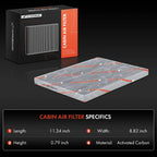 Activated Carbon Cabin Air Filter for Jeep Grand Cherokee (2022–2024)
