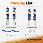 Height Adjustable Coilover Suspension Lowering Kit for VW Rabbit Golf (1975-1984)