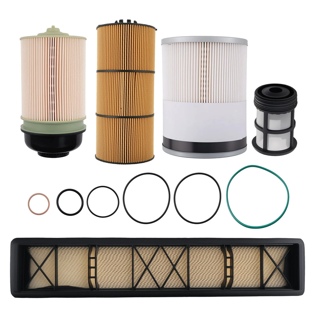 4-Piece Filter Kit for Freightliner Cascadia (DD13 DD15 DD16) AF27879 P551005