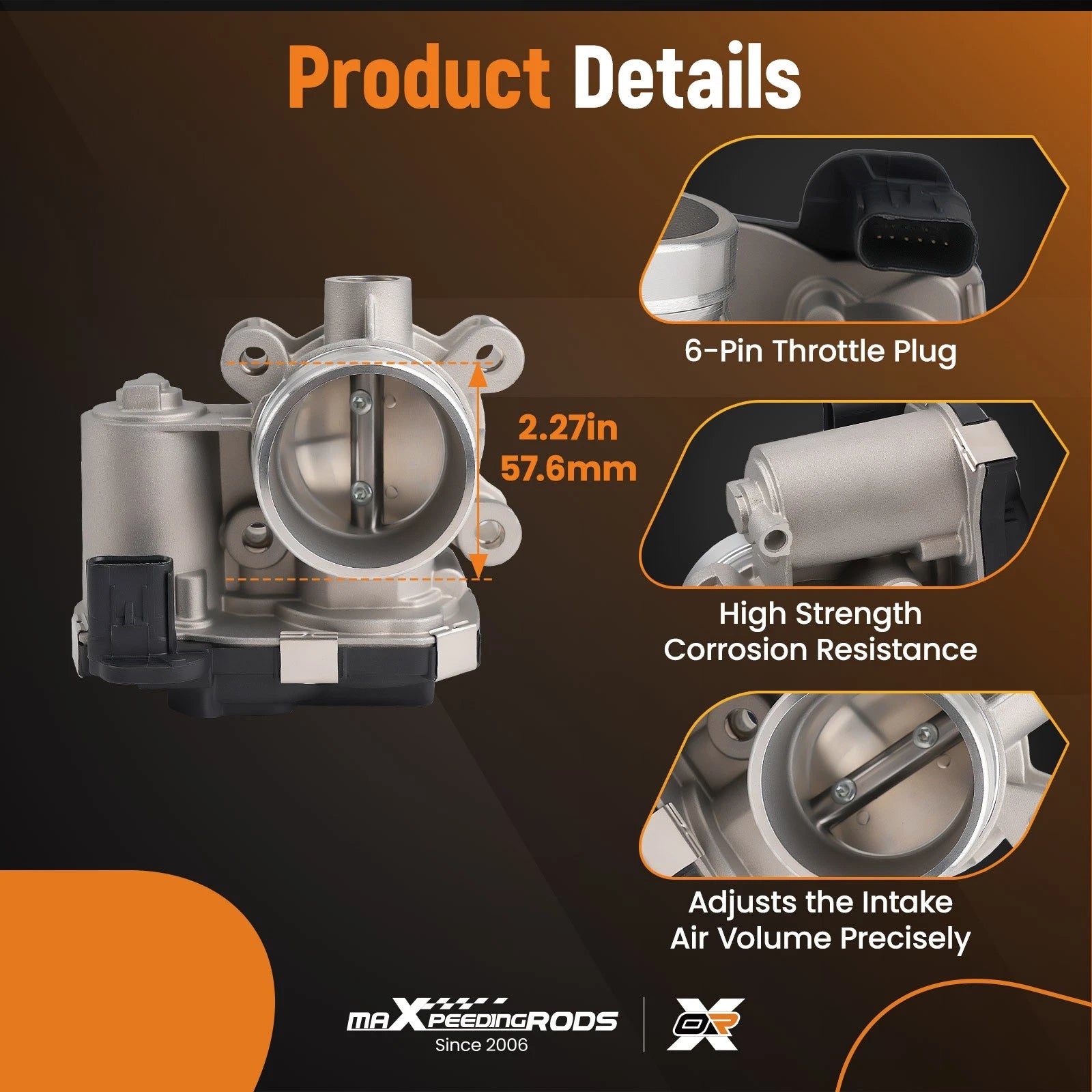 Throttle Body for Chevrolet Spark 1.4L (2016–2022)