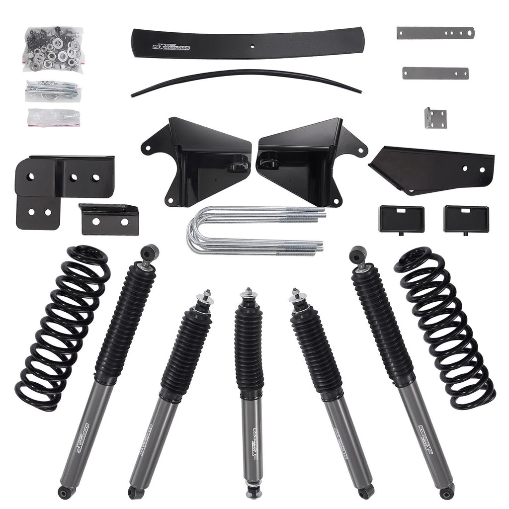 6" Suspension Lift Kit for Ford F150/Bronco (1980–1996) 4WD, Twin-Tube Shocks
