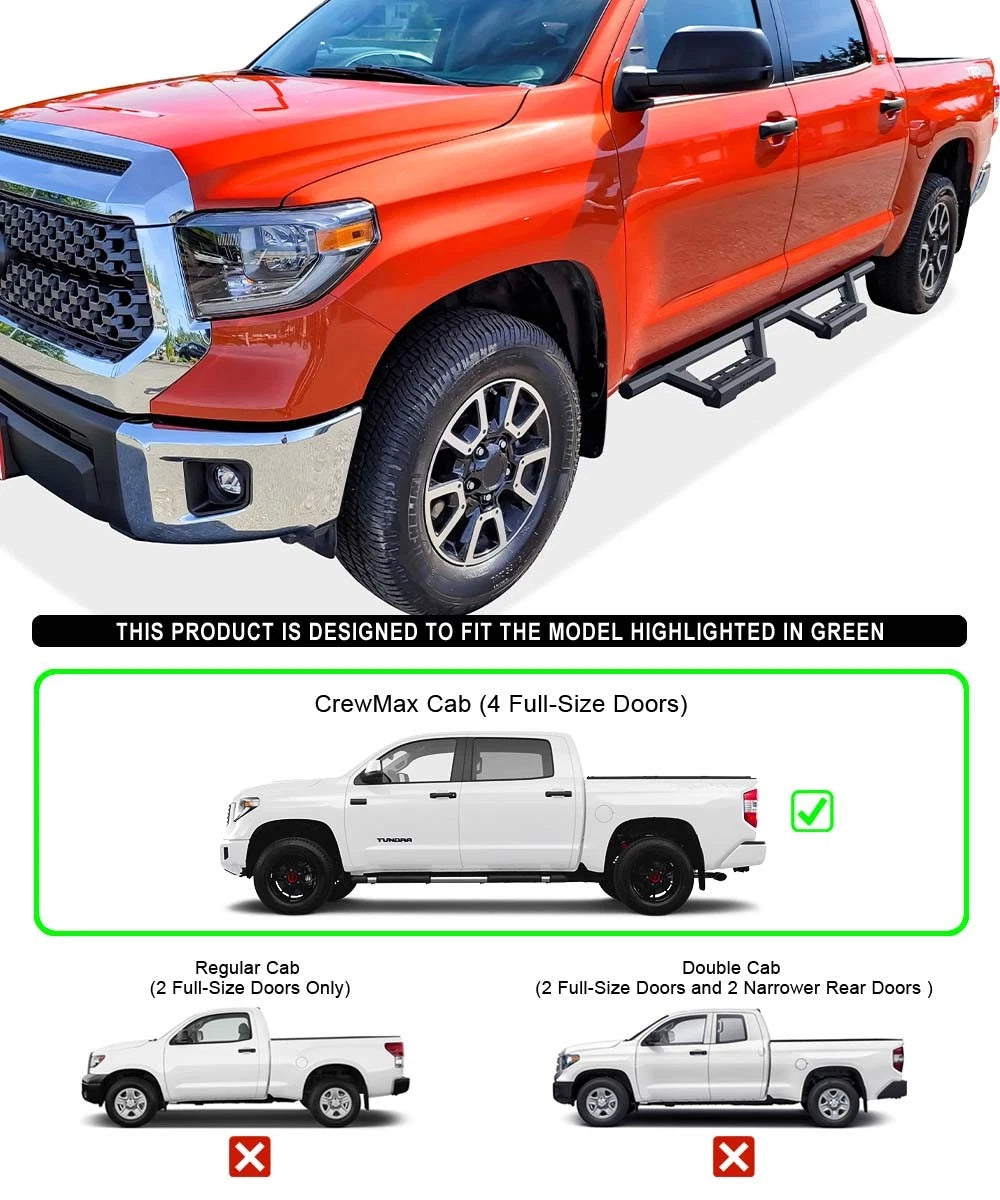 iArmor Stainless Steel Drop Armor for Toyota Tundra CrewMax (2007–2021)