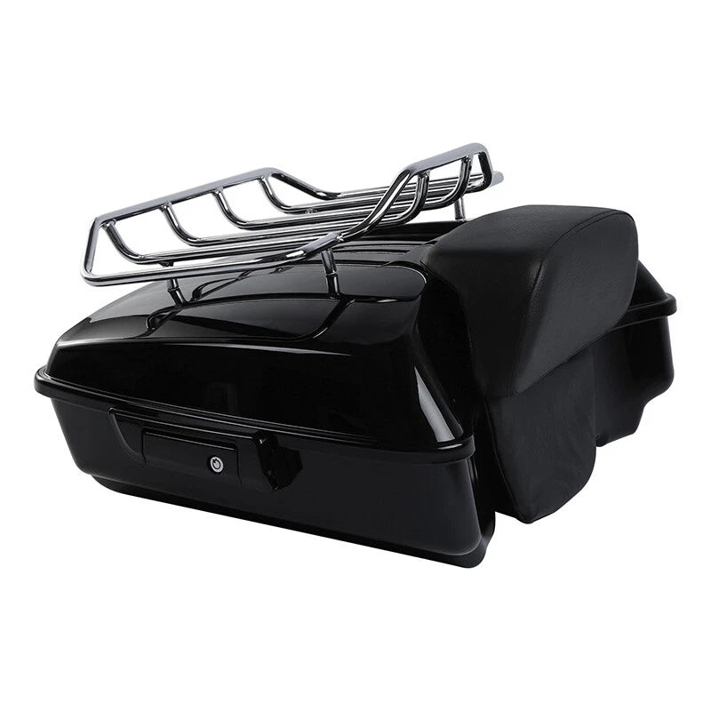 Chopped Trunk Backrest Luggage Rack for Harley Touring (2014–2026)
