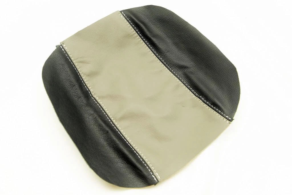 Center Console Armrest Cover for Camaro (2010–2015) Beige/Black Synthetic Leather