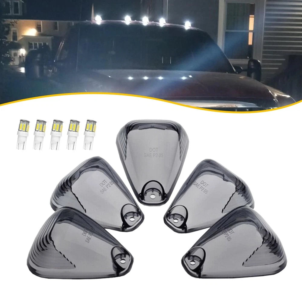 5X Roof Light Marker for Ford Super Duty F250 F350 F450 F550 F650 F750 (1999–2016)