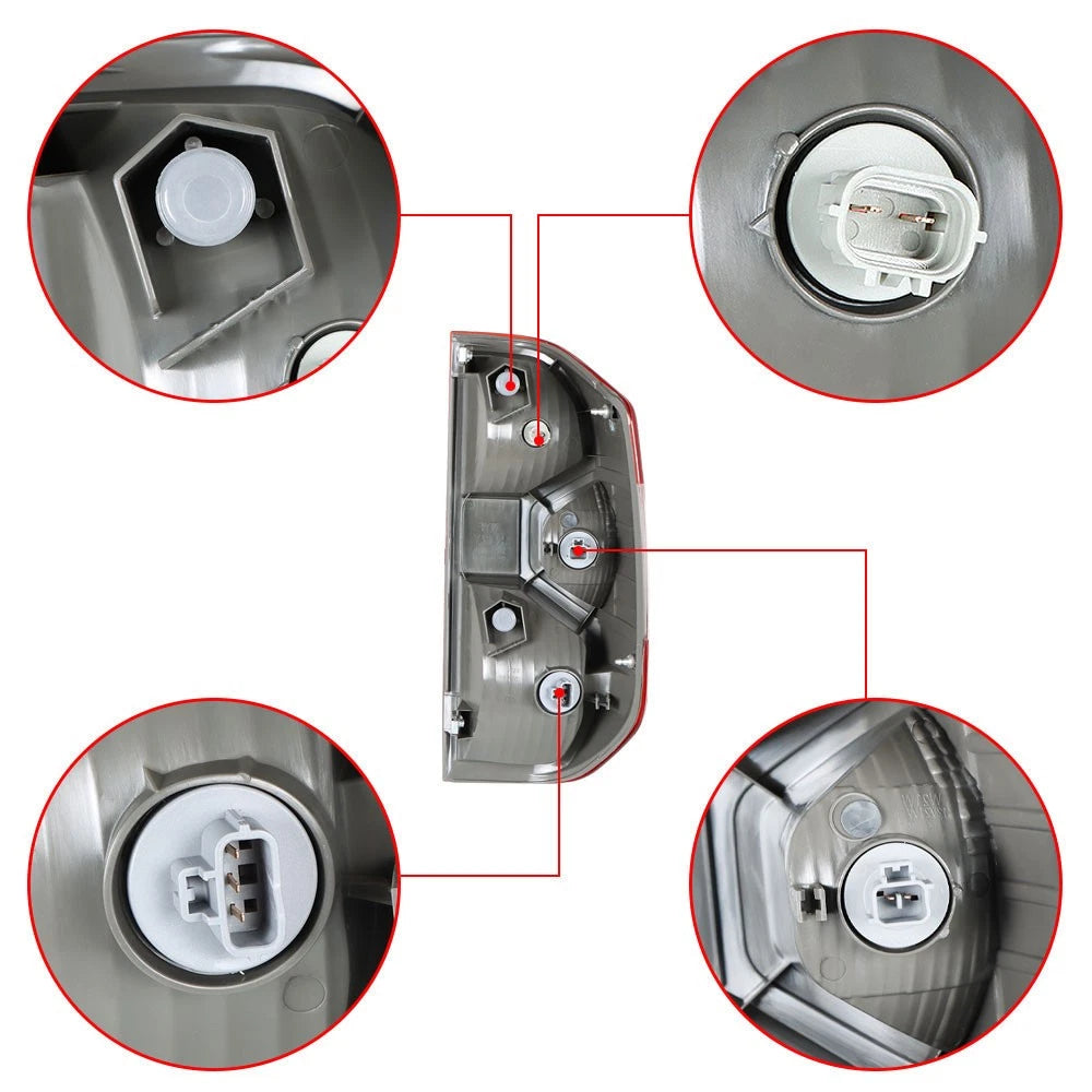 Tail Light Assembly for Toyota Tundra (2014–2021) Left Driver Side Halogen