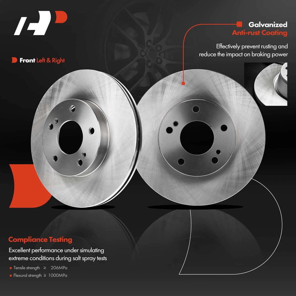 Front Disc Brake Rotors & Ceramic Pads for Nissan Maxima (1989–1999)