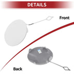 Rear Car Bumper Tow Hook Cover for BMW 428i (2014–2016) No. 51128060849 White