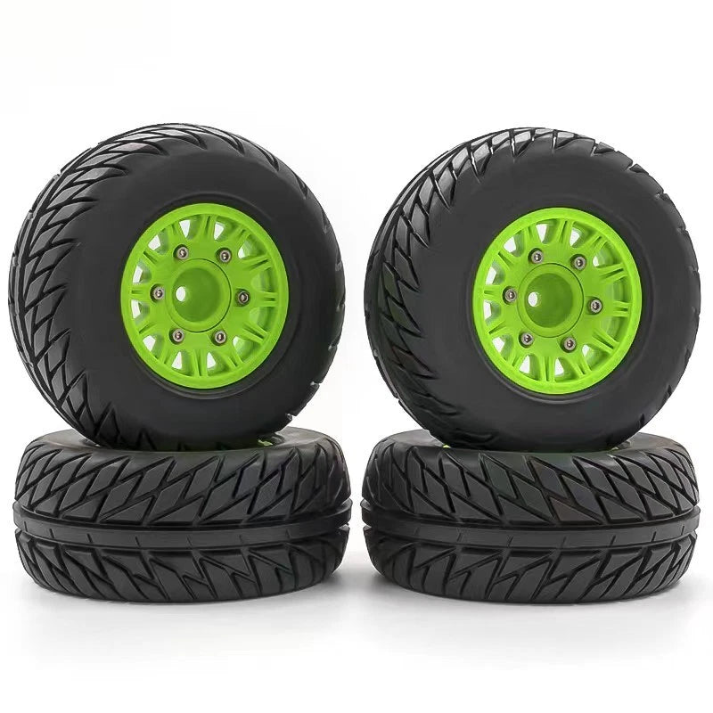 Set of 4 Universal 1/8 1/10 RC Short Course Truck Road Tires