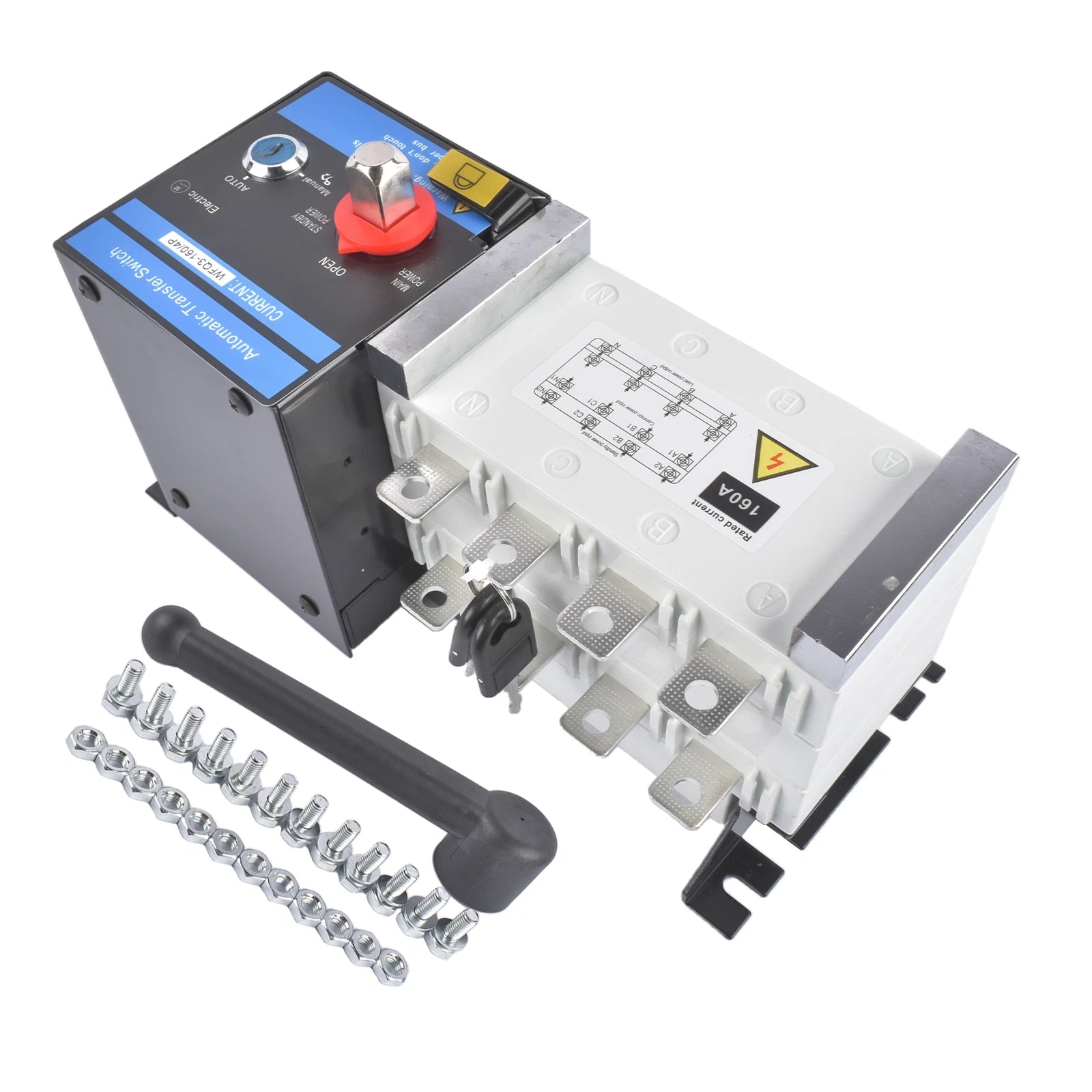 Automatic Transfer Switch for Industrial Applications (160A, 110V/220V)