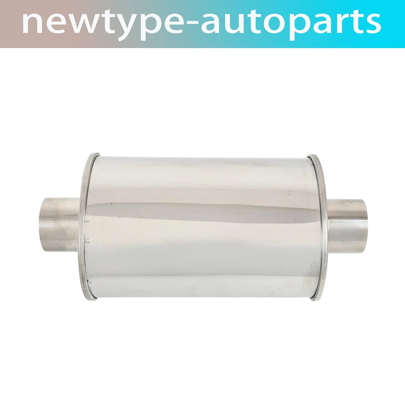 2-1/4 Inch Center Inlet Ultra Quiet Resonator for