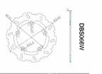 Rear Brake Rotor Disc for Suzuki GSX GSF 650 1250 SV 650 SFV 650 (2006–2019)