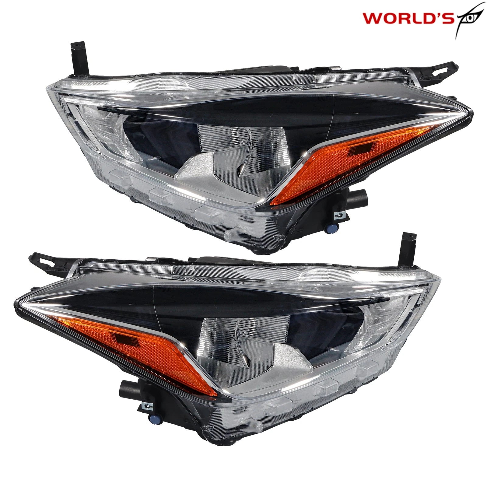 Set of 2 Halogen Headlights for Nissan Kicks (2018–2020)