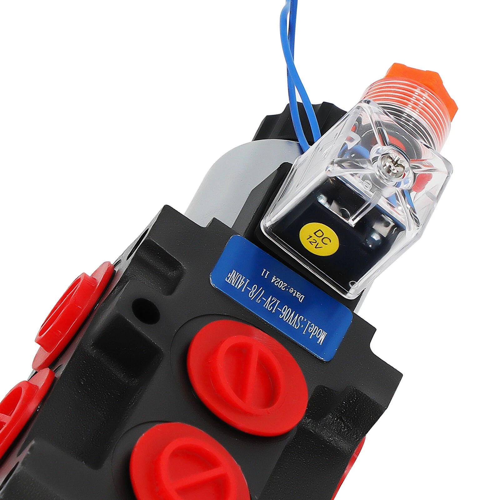 Hydraulic Directional Valve 12V DC for Industrial Applications (6 Ports)