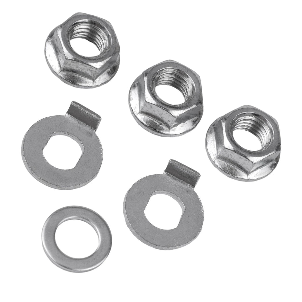 12mm Steel Hub Motor Nuts with Safety Washer for Ebike