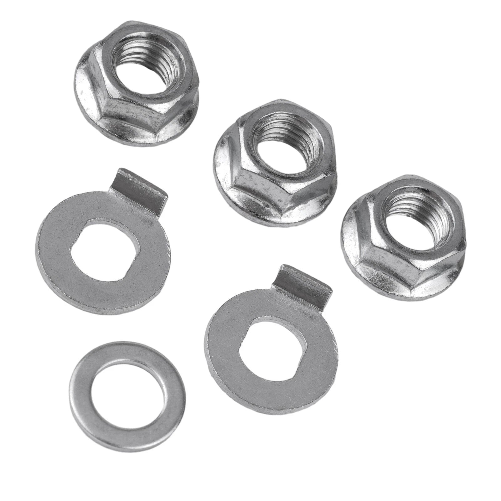 12mm Steel Hub Motor Nuts with Safety Washer for Ebike