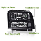 Black Headlights Conversion Kit for Ford Super Duty Excursion (1999–2004)