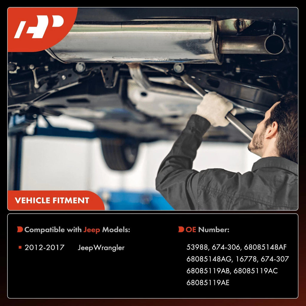2X Catalytic Converter for Jeep Wrangler JK (2012–2017) 3.6L EPA
