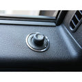 Polished Stainless Steel Mirror Control Trim Ring for 2010-14 Ford F-150 Raptor