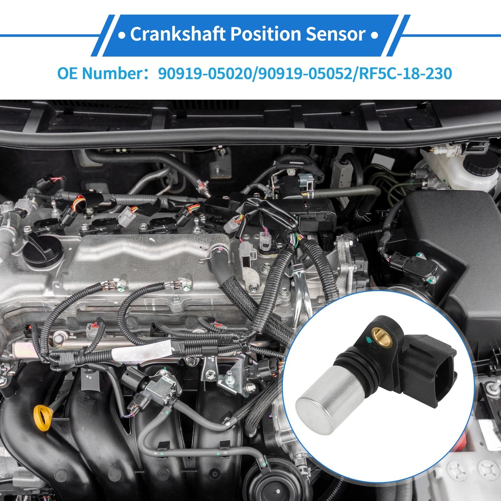 Crankshaft Position Sensor for Toyota 4Runner 3.4 4WD (1995–2002) No. 90919-05020