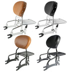 Sissy Bar Backrest Pad Luggage Rack for Indian Chief Classic Vintage