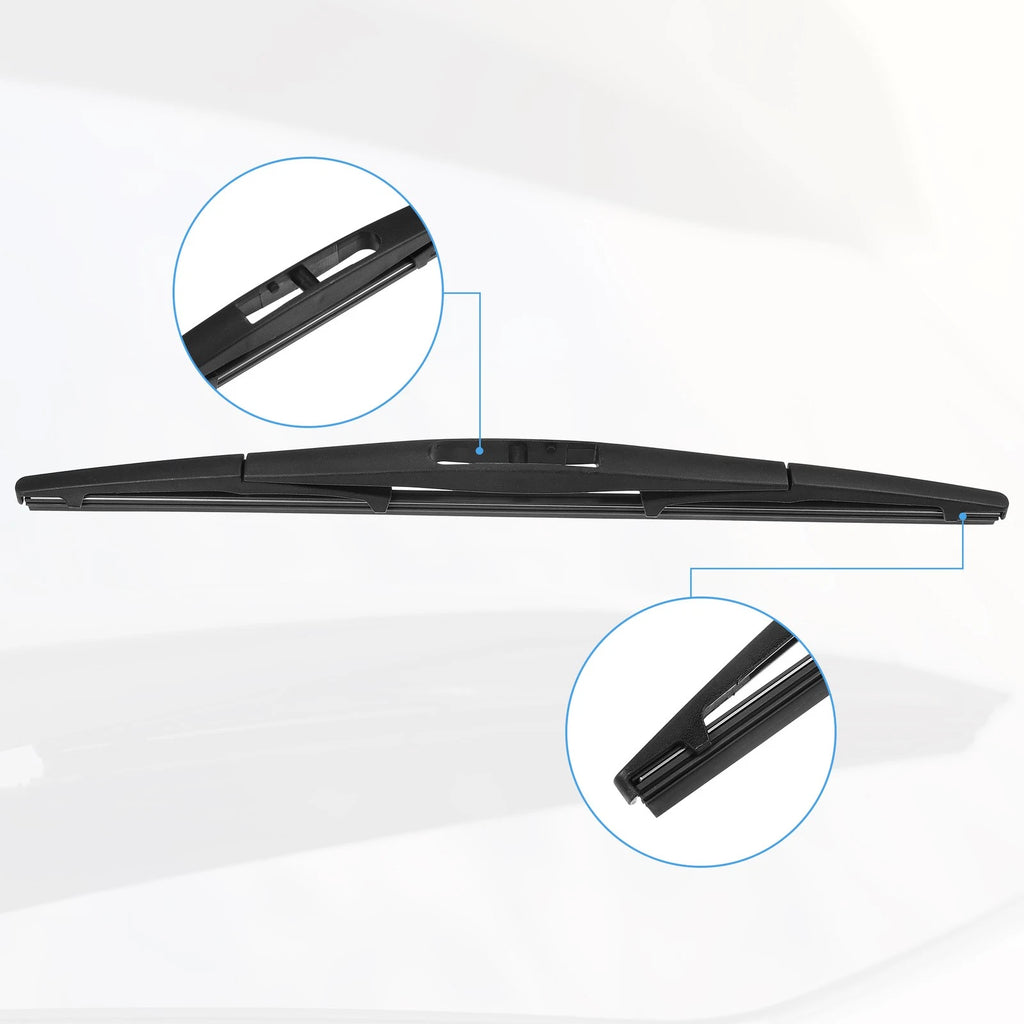 Pair of 14" Rear Windshield Wiper Blades for Honda Civic Tourer 