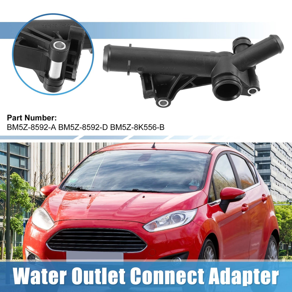 Engine Water Outlet Connect Adapter for Ford Escape, Fusion, Fiesta (2013–2019) BM5Z-8592-A