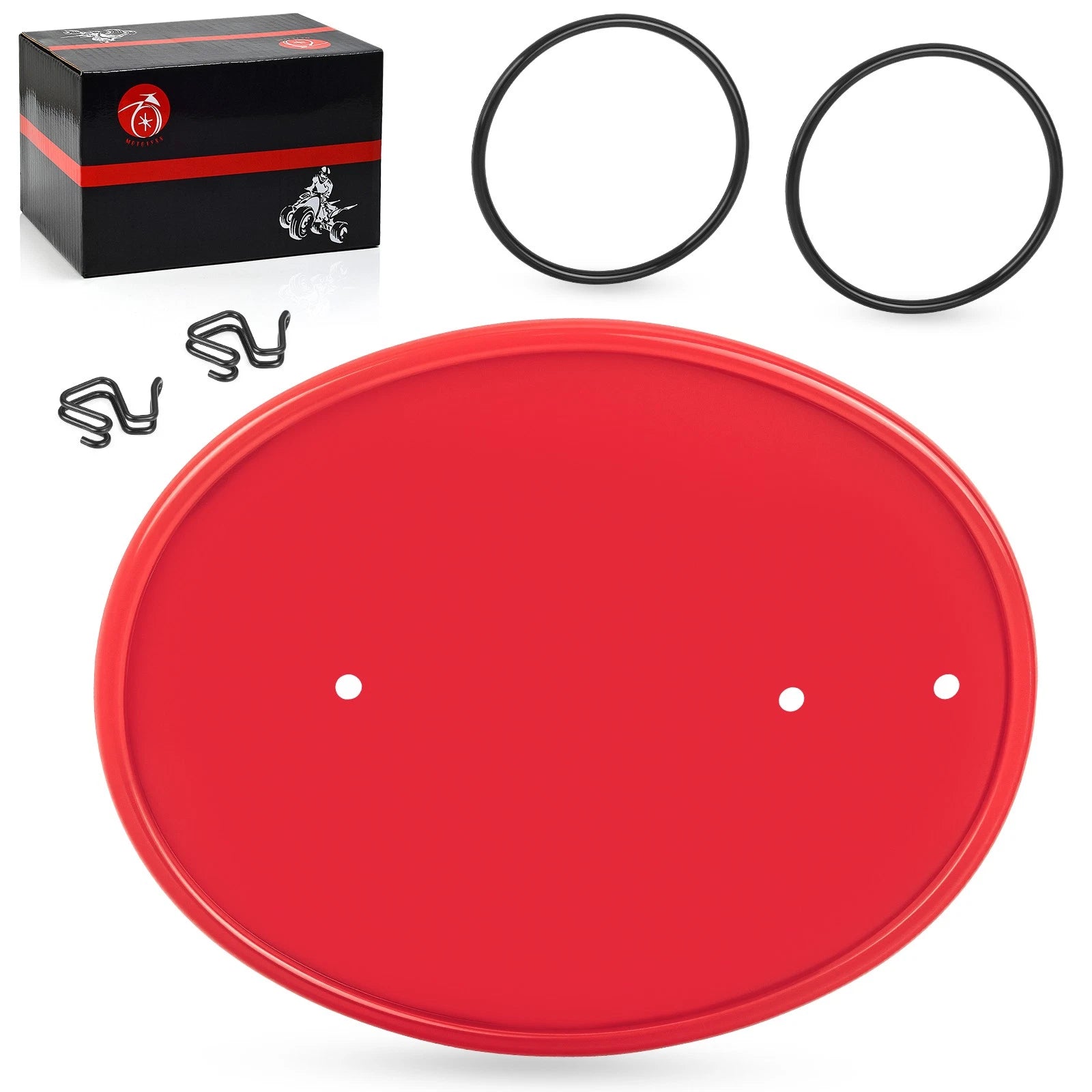 Front Number Plate with Clips & Bands for Honda Z50 Z50R (1979–1987)