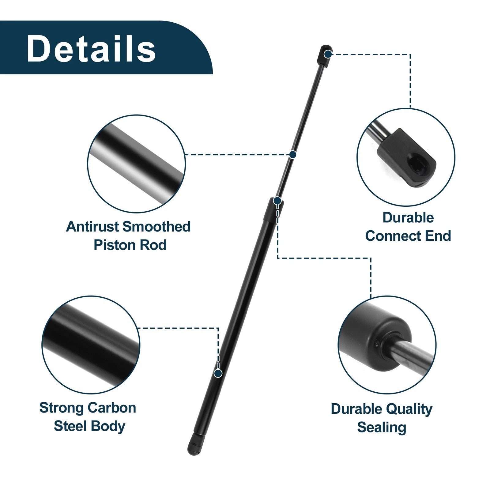 Front Hood Lift Supports for Ford Thunderbird Coupe (1989–1997)