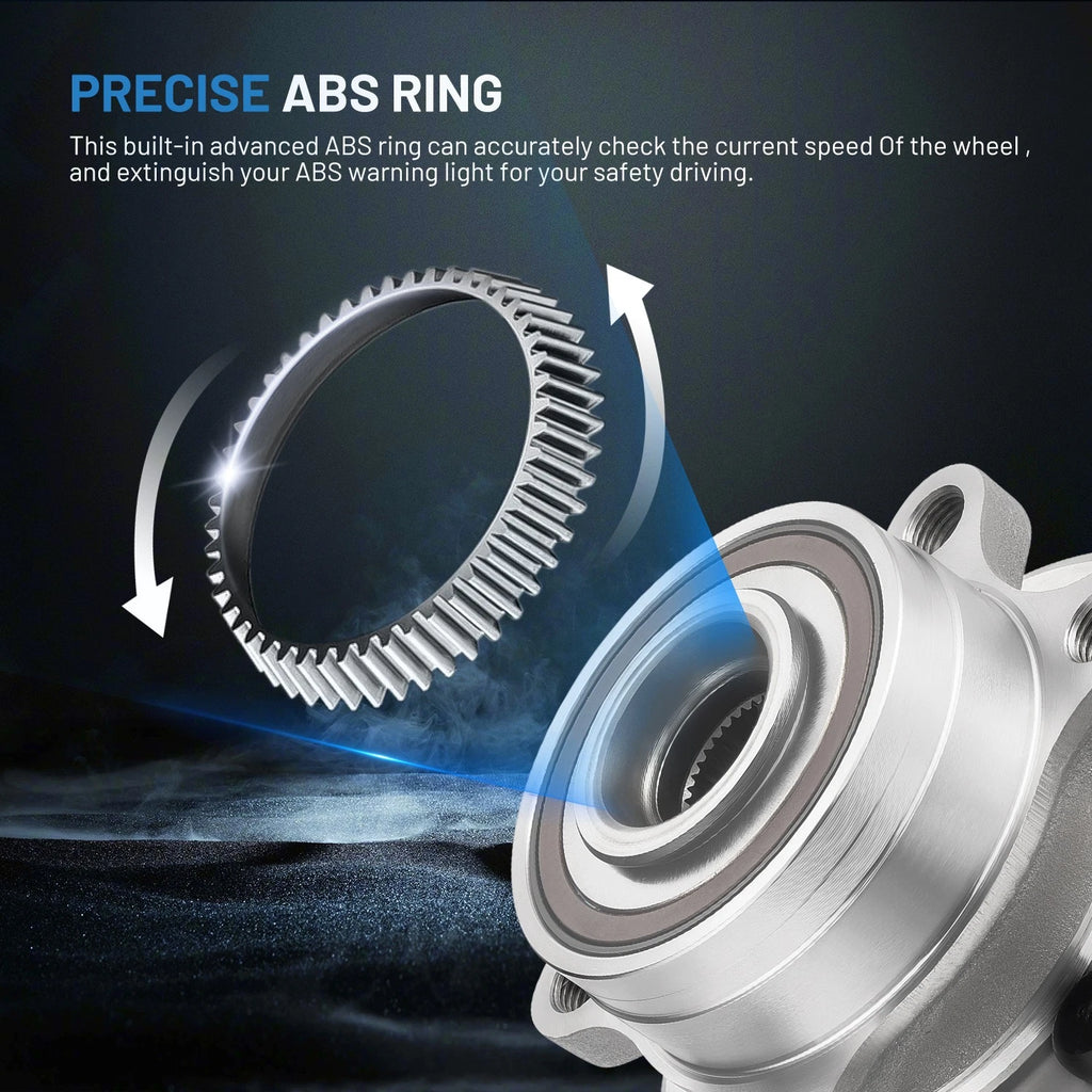 Front Wheel Hub Bearings Pair for Ford Explorer Police Interceptor (2011-2019)