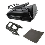 Black Razor Trunk Backrest Luggage Rack for Harley Touring (2009–2013)