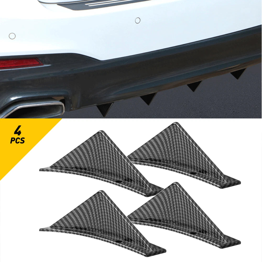 Carbon Fiber Rear Bumper Diffuser for Ford Mustang GT (2015–2023)