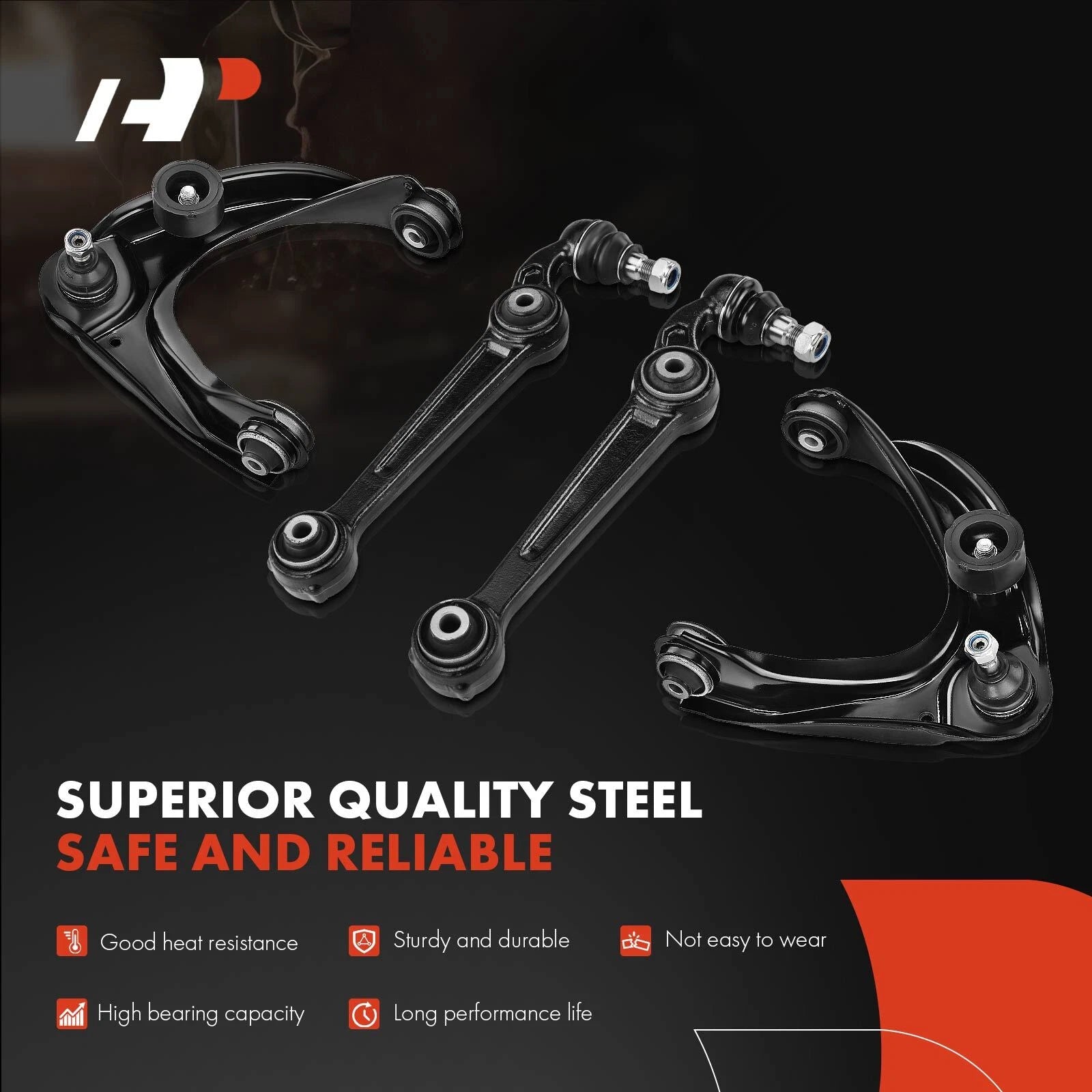 Set of 8 Front Control Arms with Ball Joints for Ford Fusion Lincoln
