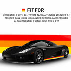Tri-Color Stripe Decal Sticker for Classic Retro Style Car