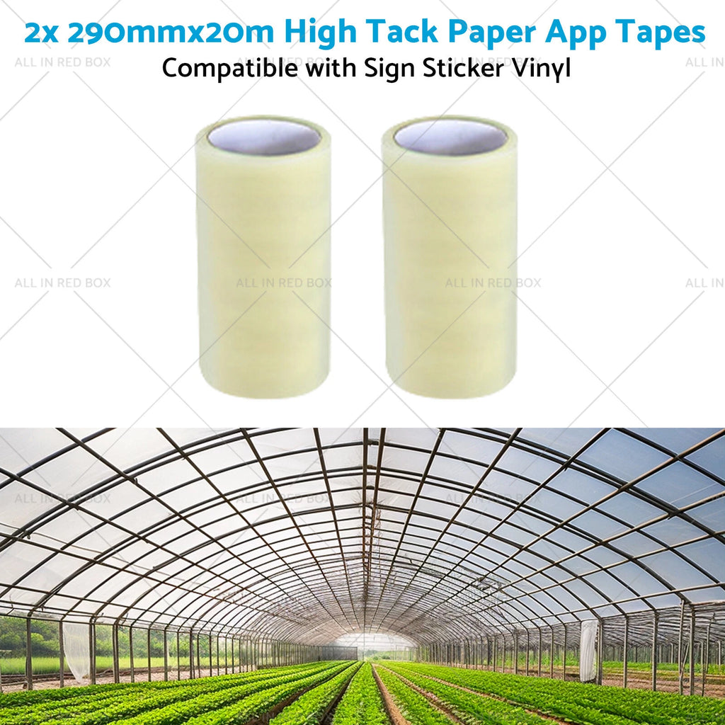 2X 290mm x 20m High-Viscosity Paper Tapes for Sign Sticker Vinyl